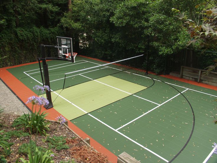 Backyard basketball courts